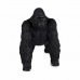 Dekorativ figur Gorilla Sort 20 x 27 x 34 cm (2 enheder)