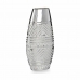 Vase Width Silver Ceramic 7 x 29,5 x 14 cm (6 Units)