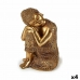 Dekorativ Figur Buddha Sitter Gyllen 20 x 30 x 20 cm (4 enheter)