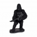 Dekorativ Figur Gorilla Gitar Svart 17,5 x 38 x 27 cm (3 enheter)