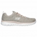 Sportsjoggesko for kvinner Skechers Graceful-Twisted Fortune Beige