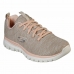 Sportssneakers til damer Skechers Graceful-Twisted Fortune Beige