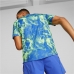 Camisola de Manga Curta Homem Puma Run Favorite Azul Verde