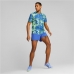 Camisola de Manga Curta Homem Puma Run Favorite Azul Verde