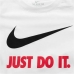 Barne Kortermet T-skjorte Nike Swoosh Just Do It Hvit