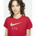 Kortærmet T-shirt til Kvinder Nike Liverpool FC Rød