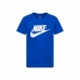 T-Shirt met Korte Mouwen voor kinderen Nike Sportswear Futura Blauw