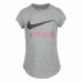 Tricou cu Mânecă Scurtă pentru Copii Nike  Swoosh JDI Gri