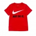 Tricou cu Mânecă Scurtă pentru Copii Nike Swoosh Roșu