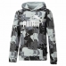 Detská mikina s kapucňou Puma Essentials+ Street Art Čierna Sivá