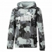 Detská mikina s kapucňou Puma Essentials+ Street Art Čierna Sivá