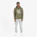 Felpa con Cappuccio Uomo New Era Logo Team NYY Verde