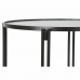 Olohuoneen pöytä DKD Home Decor Metalli Kristalli 63 x 63 x 46 cm