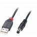 USB kabel DC LINDY 70267 Crna 1,5 m (1 kom.)