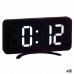 Relógio Digital de Mesa Preto ABS 15,7 x 7,7 x 1,5 cm (12 Unidades)