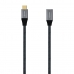 Καλώδιο USB-C Aisens A107-0635 Γκρι 1 m