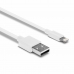 Cable USB a Lightning LINDY 31327 2 m Blanco