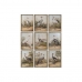 Tablou DKD Home Decor Oriental Stârc 45 x 3 x 60 cm (9 Unități)