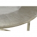 Набор из двух столиков DKD Home Decor Позолоченный Металл Алюминий 76 x 76 x 44 cm