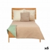 Obojstranná deka na posteľ 180 x 260 cm zelená Béžová (6 kusov)