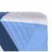 Colcha Reversible 180 x 260 cm Azul Blanco (6 Unidades)