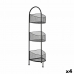 Scaffale Nero Metallo 21,2 x 97 x 28,5 cm (4 Unità)