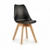 ēdamistabas krēsls Brūns Melns 42 x 80 x 50 cm (4 gb.)
