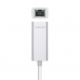 Adapter USB naar Ethernet Aisens A109-0505 15 cm Gigabit Ethernet Zilver