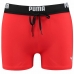 Badetøj til Mænd Puma Logo Swim Trunk Boxer Rød