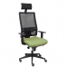 Kancelářská židle s opěrkou hlavky Horna P&C BALI552 oliva