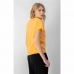 Maglia a Maniche Corte Donna Champion Crewneck Croptop Giallo