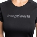 Tricou cu Mânecă Scurtă Femei Trangoworld Chovas Munte Negru