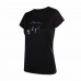 Dames-T-Shirt met Korte Mouwen Trangoworld Zalabi Berg Zwart