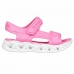 Sandálias Infantis Skechers Lighted Molded Top Cor de Rosa