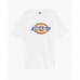 Camisola de Manga Curta Dickies Icon Logo Branco Unissexo