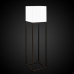 Stojací lampa Block Bílý Šedý Polyetylen Ocel 38 x 38 x 155 cm