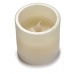 LED Candle Cream 7,5 x 10 x 7,5 cm (6 Units)