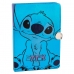 Diario Stitch Azzurro 16,5 x 21 x 3 cm