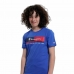 Dětské tričko s krátkým rukávem Champion Crewneck  Modrý