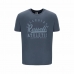 Tricou cu Mânecă Scurtă Russell Athletic Amt A30211 Albastru închis Bărbați