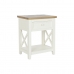 Mesita de Noche DKD Home Decor Beige Natural Madera de Paulonia 49,5 x 35 x 61 cm