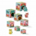 Playset SES Creative Block tower to stack with animal figurines 10 Dijelovi