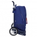 School Rucksack with Wheels F.C. Barcelona Red Navy Blue 32 x 44 x 16 cm