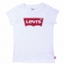 Děstké Tričko s krátkým rukávem Levi's Batwing B Bílý