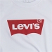 Děstké Tričko s krátkým rukávem Levi's Batwing Logo Bílý