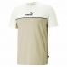 Camiseta Puma Ess Block X Tape Beige Hombre