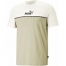 T-Shirt Puma Ess Block X Tape Beige Herren