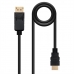 DisplayPort-HDMI Kaabel NANOCABLE 10.15.4310 Must 10 m