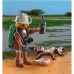 Playset Playmobil Special Plus: Researcher with Alligator 71168 9 Darabok