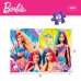 Set van 4 Puzzels Barbie MaxiFloor 192 Onderdelen 35 x 1,5 x 25 cm